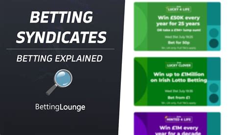 betting syndicates|Betting Syndicates Explained: Names and Rules.